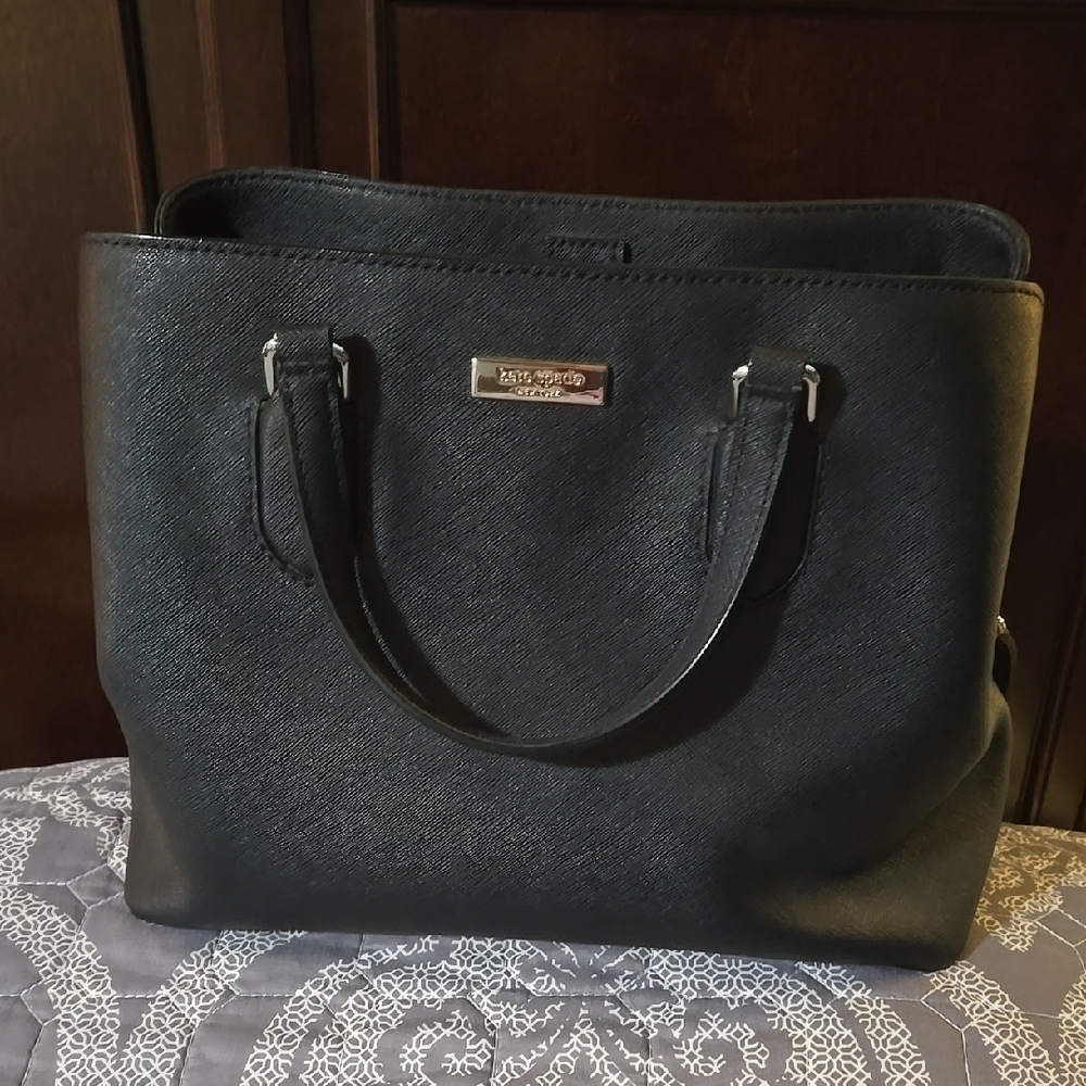 Kate Spade Black Saffiano Leather Tote